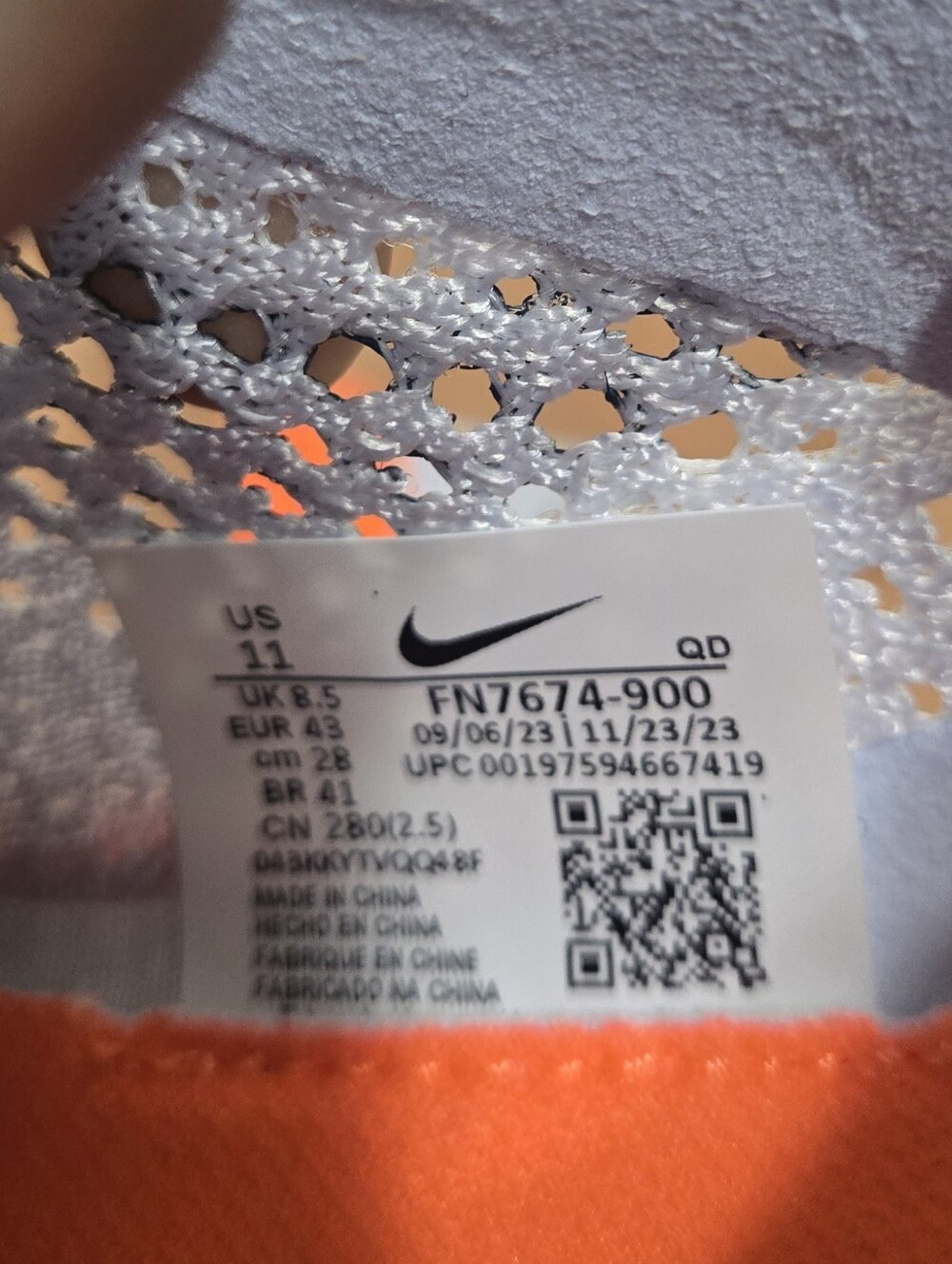 Nike ZoomX Vaporfly Next% 3 FN7674-900 Women’s 11 Racing Shoes NWOT/NWOB - Picture 8 of 8
